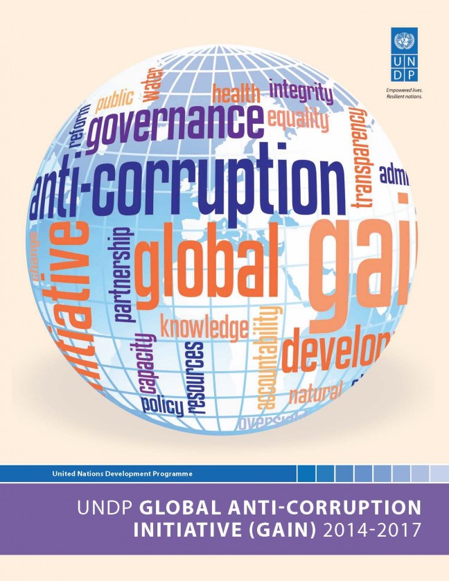 Global AntiCorruption Initiative (GAIN) Security Sector integrity
